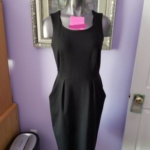 LBD with pockets, zipper in back